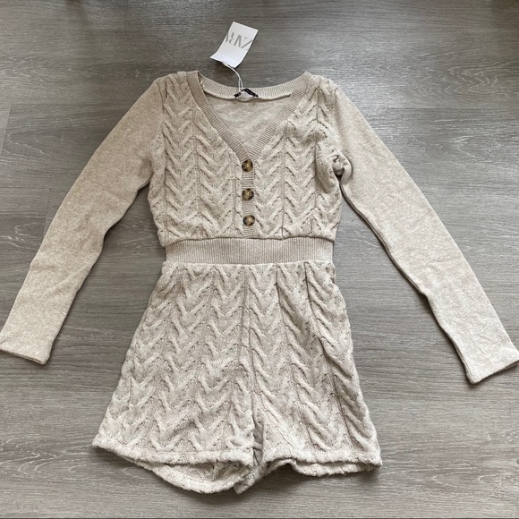 Zara Cable Knit Jumpsuit - Picture 12 of 16